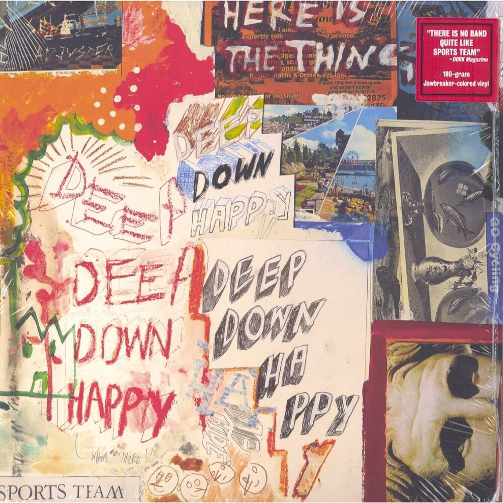 Sports Team – Deep Down Happy – Limited Edition, Jawbreaker Colored Vinyl, LP